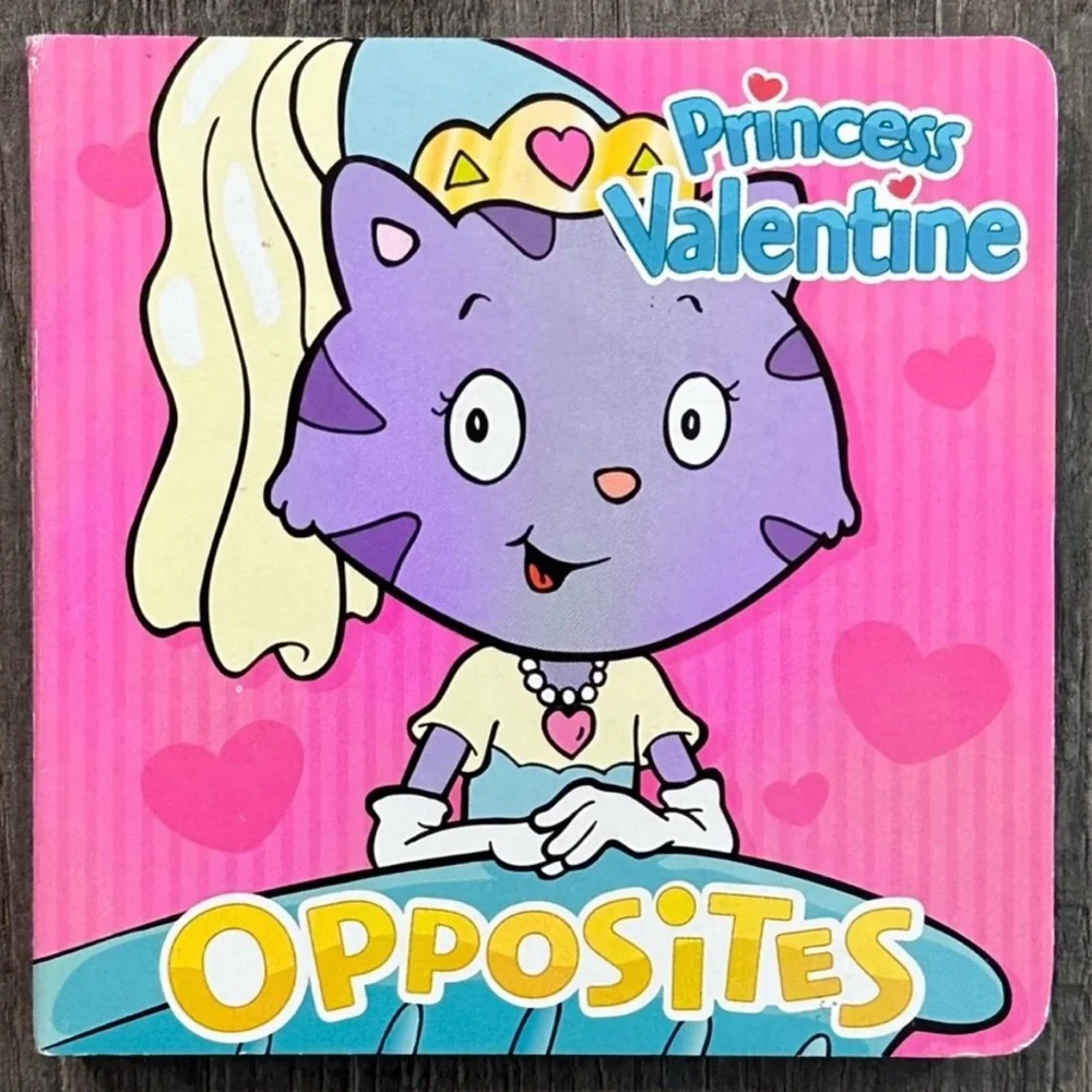 💞 Princess Valentine Opposites Mini Board Book